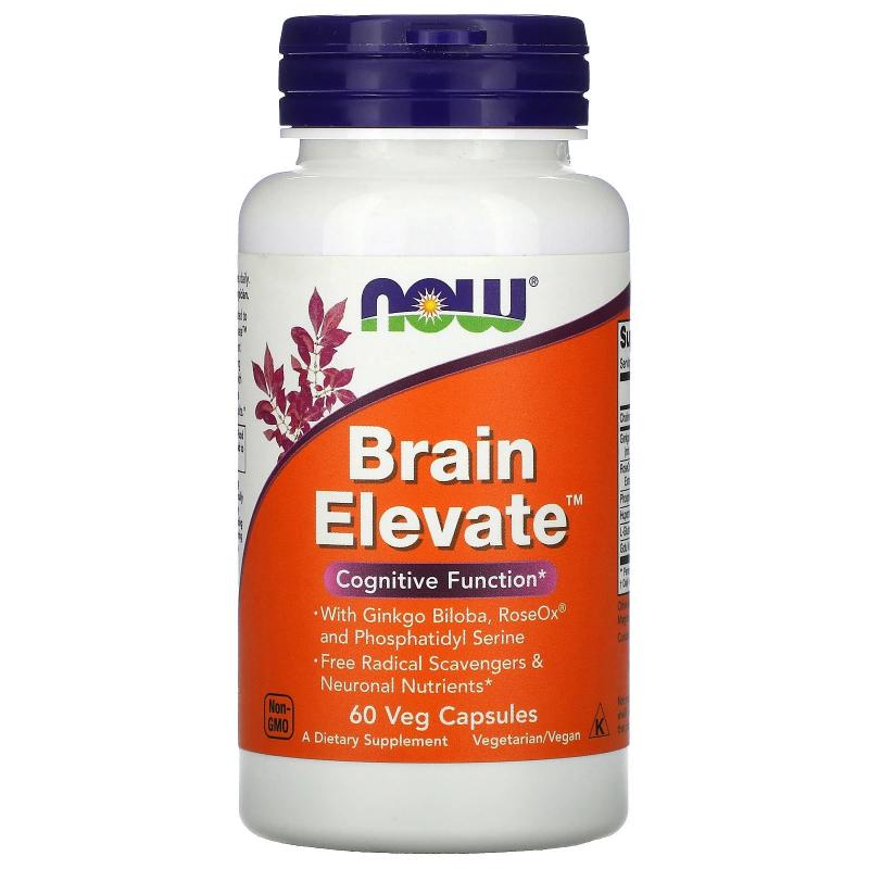 Now Foods Brain Elevate 60 vcaps - фото 1