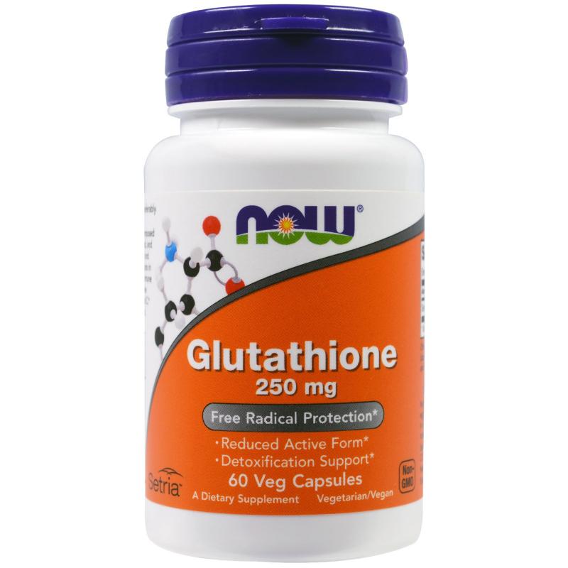 Now Foods Glutathione 250 mg 60 caps - фото 1