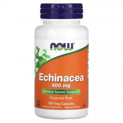 Now Foods Echinacea 400 mg 100 capsules
