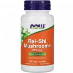 Now Foods Rei-Shi Mushrooms 270 mg 100 vcaps - фото 1
