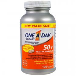 One A Day Women's 50+ Healthy Advantage 100 Tablets