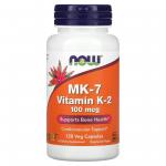 Now Foods MK-7 Vitamin K-2 100 mcg 120 caps - фото 1