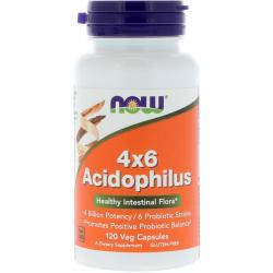 Now Foods Acidophilus 4*6 120 caps