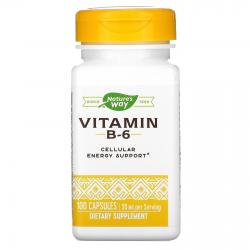 Nature's way Vitamin B-6 50 mg 100 Capsules