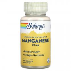 Solaray Manganese 50 mg 100 vegcaps