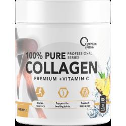 Optimum System Collagen Powder 100% Pure 200 гр, ананас