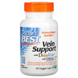 Doctor's Best Vein Support Поддержка для вен с DiosVein и MenaQ7 60 капсул