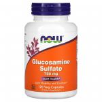 Now Foods Glucosamine Sulfate 750 mg 120 caps - фото 1