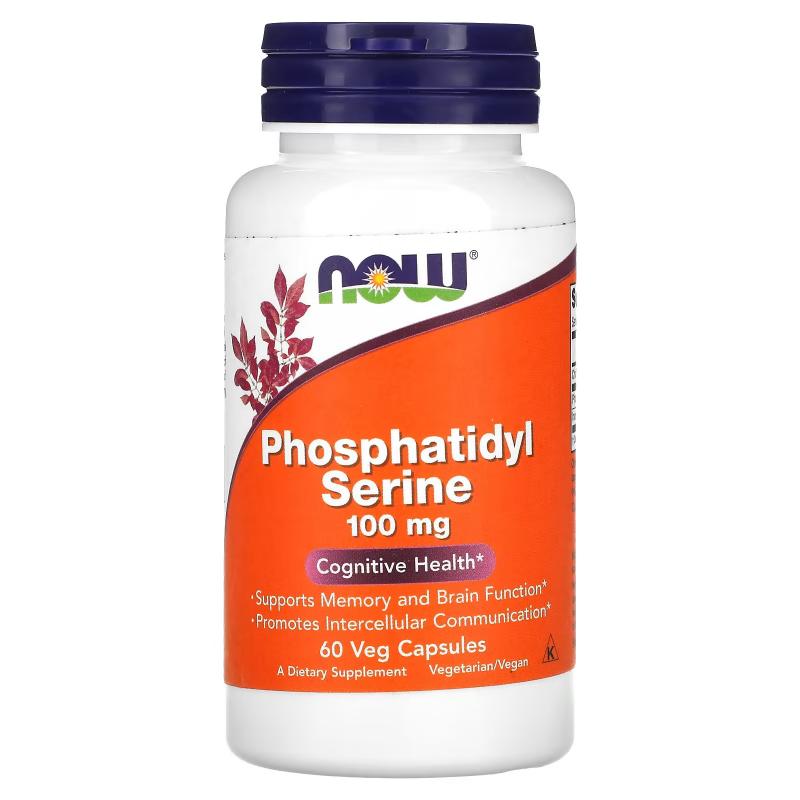 Now Foods Phosphatidyl Serine 100 mg 60 caps - фото 1