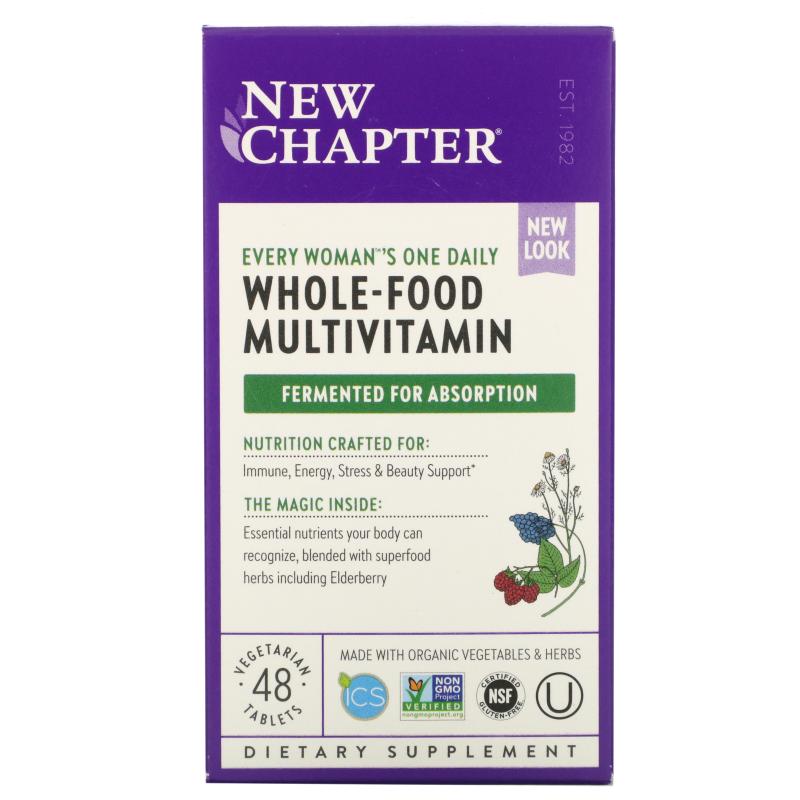 New Chapter Whole-Food Multivitamin every woman's one daily 48 tablets - фото 1