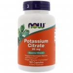 Now Foods Potassium Citrate 99 mg 180 caps - фото 1