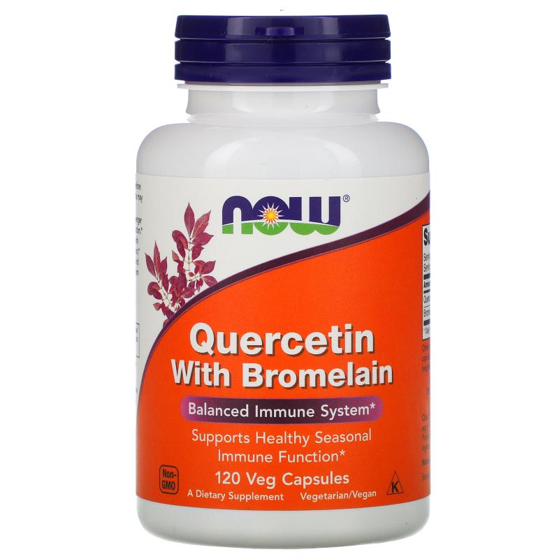 Now Foods Quercetin with Bromelain 120 capsules - фото 1