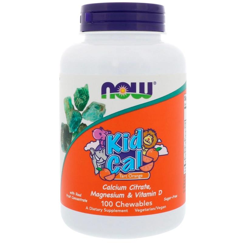 Now Foods Kid Cal Calcuim Citrate 100 Chewables - фото 1
