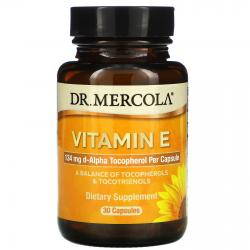 DR. Mercola Vitamin E 134 mg d-Alpha Tocopherol 30 capsules