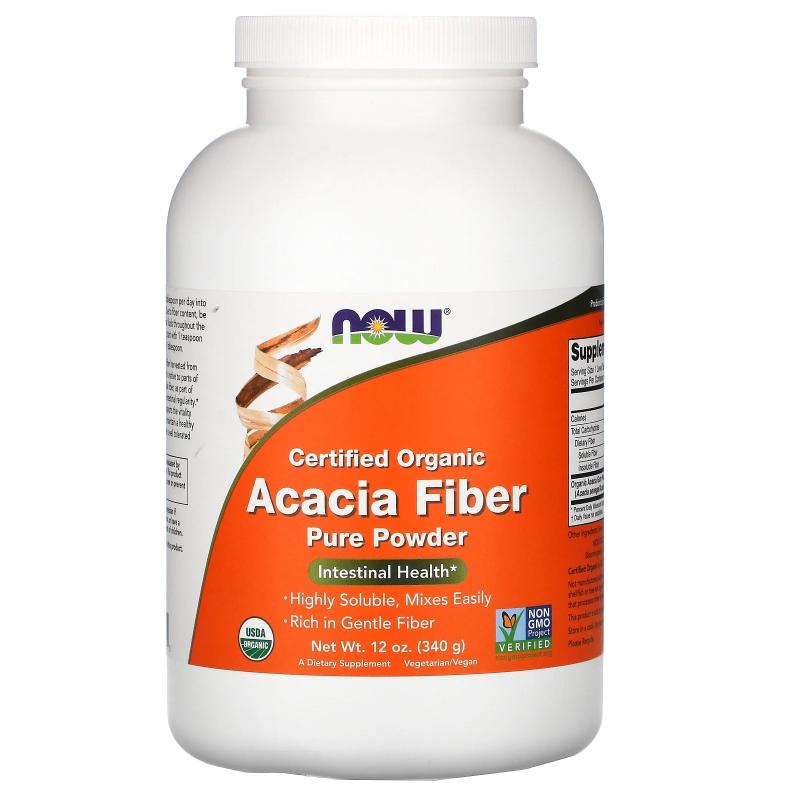 Now Foods Acacia Fiber Pure Powder 340 g - фото 1