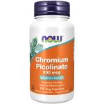 Now Foods Chromium Picolinate 200 mcg 100 caps - фото 1