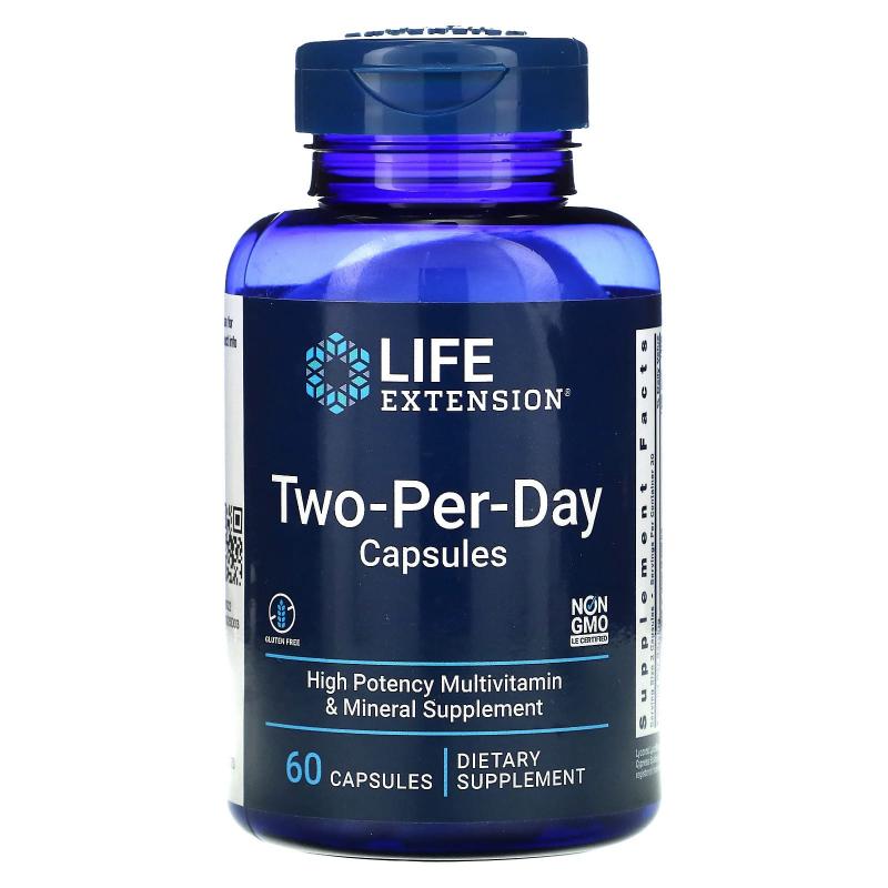 Life Extension Two-Per-Day 60 capsules - фото 1