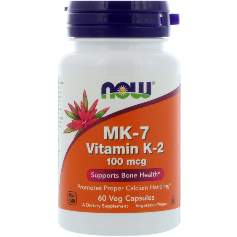 now mk 7 vitamin k 2 100 mcg