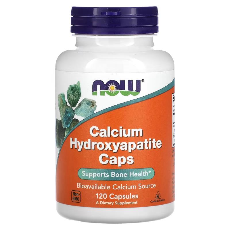 Now Foods Calcium Hydroxyapatite Caps 120 capsules - фото 1