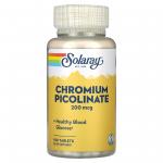 Solaray Chromium Picolinate 200 mcg 100 tablets - фото 1