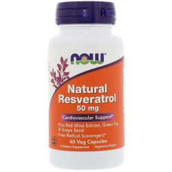 Now Foods Natural Resveratrol 60 vcaps