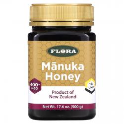 Flora Manuka Honey 400+ MGO product of New Zealand 500 g