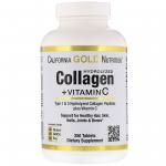 California Gold Nutrition Collagen + Vitaminn C Type 1 & 3 6000 mg 250 tablets - фото 1