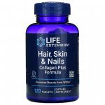 Life Extension Hair Skin and Nails Collagen plus formula 120 tablets - фото 1