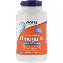 Now Foods Omega-3 180 EPA / 120 DHA 200 softgels
