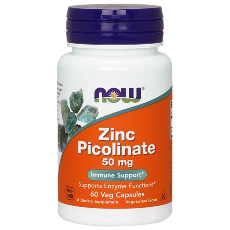 Now foods Zinc Picolinate 50 mg 60 caps - фото 1