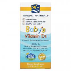 Nordic Naturals Vitamin D3 Baby's 400 IU 11 ml