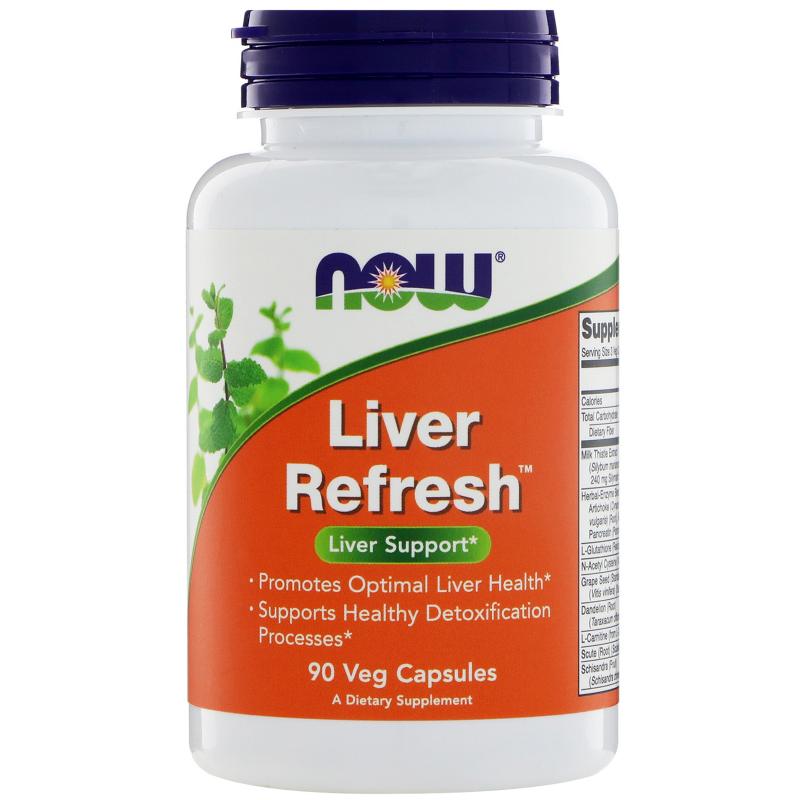 Now Foods Liver Refresh 90 Veg Capsules - фото 1
