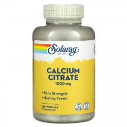 Solaray Calcium Citrate 1000 mg 120 vegcaps