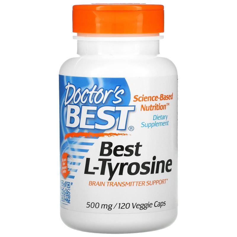 Doctor's Best Best L-Tyrosine 500 mg 120 caps - фото 1