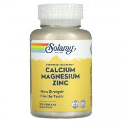 Solaray Calcium Magnesium Zinc 100 vagcaps