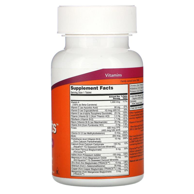 Now Foods Daily Vits 100 tablets - фото 1