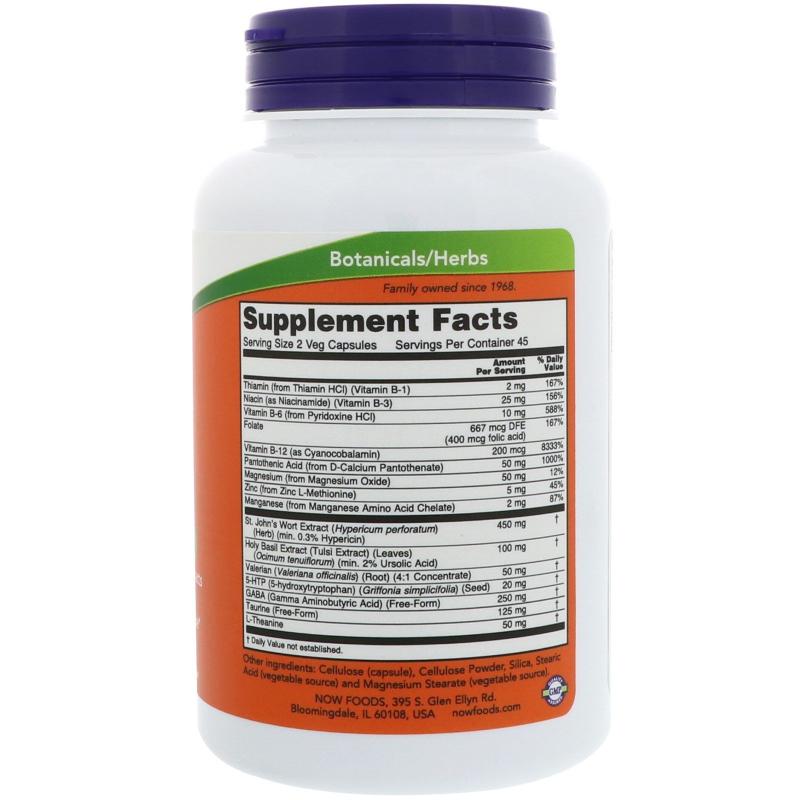 Now Foods Mood Support 90 Vcapsules - фото 1