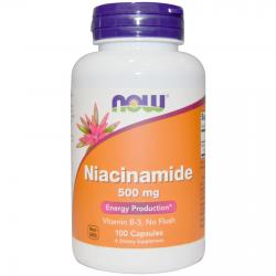Now Foods Niacinamide 500 mg 100 caps