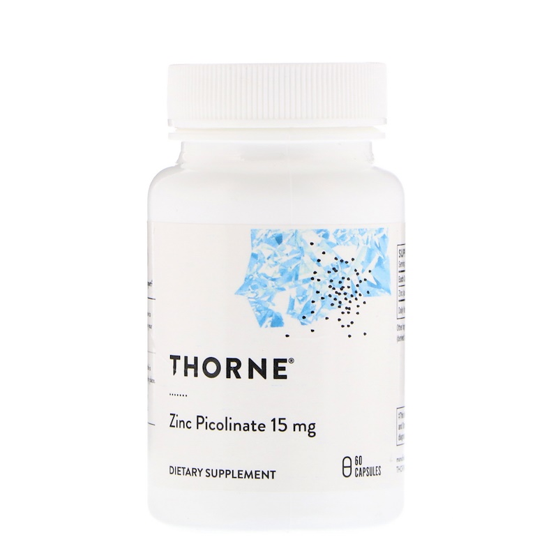 Thorne Research Zinc Picolinate 15 mg 60 capsules - фото 1