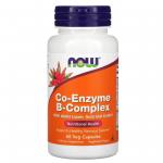 Now Foods Co-Enzyme B-Complex with Alpha lipoic acid and CoQ10 60 Capsules - фото 1