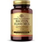 Solgar Biotin 10 000 mcg Super High Potency 60 capsules - фото 1