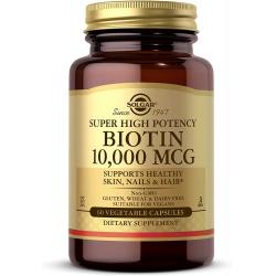 Solgar Biotin 10 000 mcg Super High Potency 60 capsules