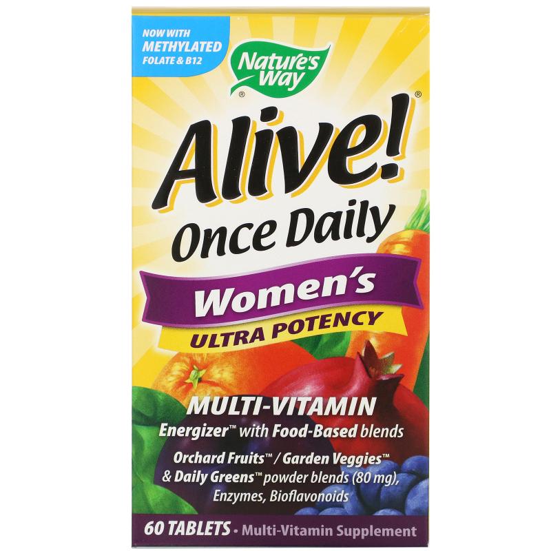 Natures's Way Alive Once Daily Women's 60 tablets - фото 1