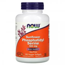 Now Foods Sunflower Phosphatidyl Serine 100 mg 120 softgels