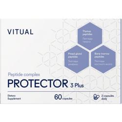 VITUAL Protector Peptide Complex Пептидный комплекс Протектор 3 Плюс 60 капсул