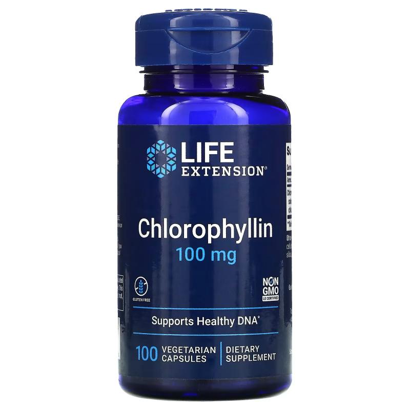 Life Extension Chlorophyllin 100 mg 100 vcaps - фото 1