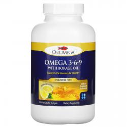 Oslomega Omega 3-6-9 with borage oil 180 fish softgels