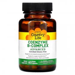 Country Life Coenzyme B-Complex Advanced 60 Vegan Capsules