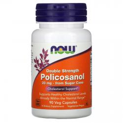 Now Foods Policosanol 20 mg - from Sugar Cane 90 veg capsules
