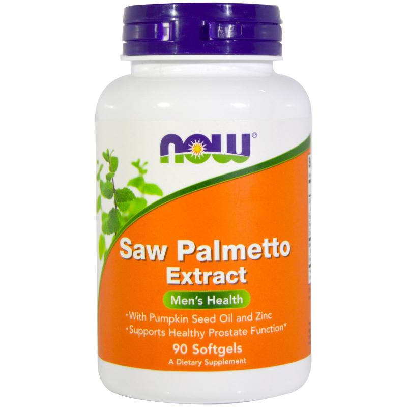 Now Foods Saw Palmetto Extract 90 softgels - фото 1
